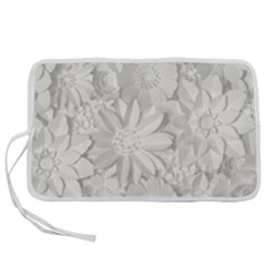 Damask, Desenho, Flowers, Gris Pen Storage Case (s) by nateshop