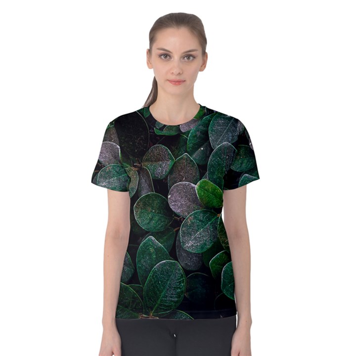 Dark Nature , Nature, Edeg Women s Cotton T-Shirt