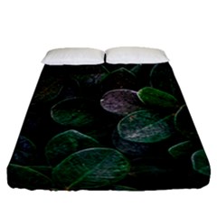 Dark Nature , Nature, Edeg Fitted Sheet (queen Size) by nateshop