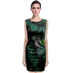 Dark Nature , Nature, Edeg Sleeveless Velvet Midi Dress