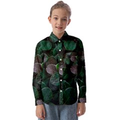 Dark Nature , Nature, Edeg Kids  Long Sleeve Shirt by nateshop