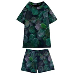 Dark Nature , Nature, Edeg Kids  Swim T-shirt And Shorts Set by nateshop