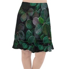 Dark Nature , Nature, Edeg Fishtail Chiffon Skirt by nateshop