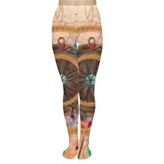 Dreamcatcher, Abstract, Colorful, Colors, Dream, Golden, Vintage Tights