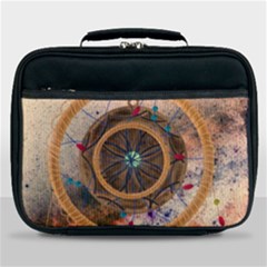 Dreamcatcher, Abstract, Colorful, Colors, Dream, Golden, Vintage Lunch Bag by nateshop