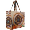 Dreamcatcher, Abstract, Colorful, Colors, Dream, Golden, Vintage Canvas Travel Bag View3