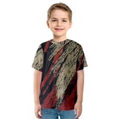 Fabric, Texture, Colorful, Spots Kids  Sport Mesh T-shirt