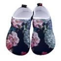 Floral Pattern, Red, Floral Print, E, Dark, Flowers Women s Sock-Style Water Shoes View1