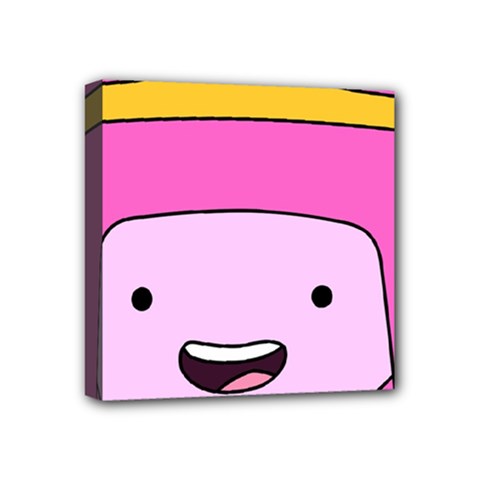 Adventure Time Princess Bubblegum Mini Canvas 4  X 4  (stretched) by Sarkoni