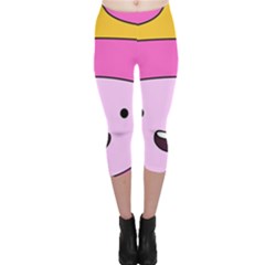 Adventure Time Princess Bubblegum Capri Leggings  by Sarkoni