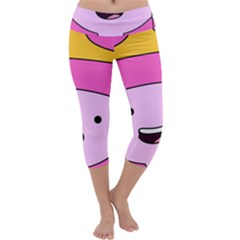 Adventure Time Princess Bubblegum Capri Yoga Leggings