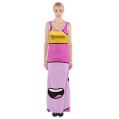 Adventure Time Princess Bubblegum Thigh Split Maxi Dress