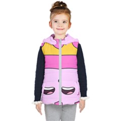 Adventure Time Princess Bubblegum Kids  Hooded Puffer Vest