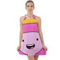 Adventure Time Princess Bubblegum Halter Tie Back Chiffon Dress View1