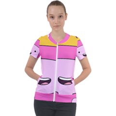 Adventure Time Princess Bubblegum Short Sleeve Zip Up Jacket