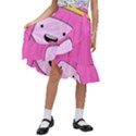 Adventure Time Princess Bubblegum Kids  Ruffle Flared Wrap Midi Skirt View1