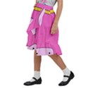 Adventure Time Princess Bubblegum Kids  Ruffle Flared Wrap Midi Skirt View2