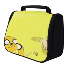 Adventure Time Jake The Dog Finn The Human Artwork Yellow Full Print Travel Pouch (small) by Sarkoni