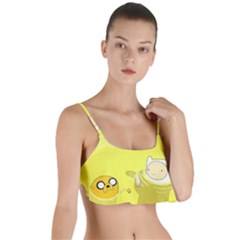 Adventure Time Jake The Dog Finn The Human Artwork Yellow Layered Top Bikini Top  by Sarkoni