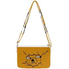 Adventure Time Jake The Dog Double Gusset Crossbody Bag by Sarkoni