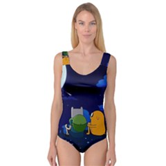 Adventure Time Jake And Finn Night Princess Tank Leotard  by Sarkoni