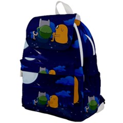 Adventure Time Jake And Finn Night Top Flap Backpack by Sarkoni