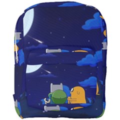 Adventure Time Jake And Finn Night Full Print Backpack by Sarkoni