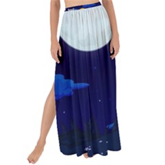 Adventure Time Jake And Finn Night Maxi Chiffon Tie-up Sarong by Sarkoni