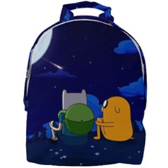 Adventure Time Jake And Finn Night Mini Full Print Backpack by Sarkoni