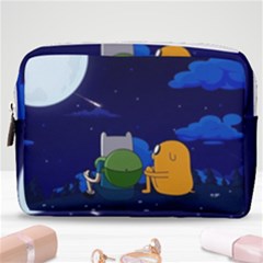 Adventure Time Jake And Finn Night Make Up Pouch (medium) by Sarkoni