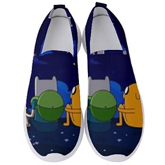 Adventure Time Jake And Finn Night Men s Slip On Sneakers by Sarkoni