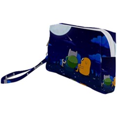 Adventure Time Jake And Finn Night Wristlet Pouch Bag (small) by Sarkoni