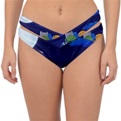 Adventure Time Jake And Finn Night Double Strap Halter Bikini Bottoms by Sarkoni