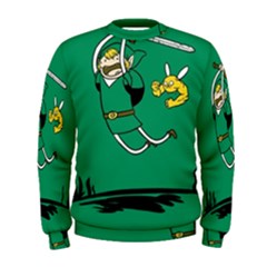 Adventure Time The Legend Of Zelda Men s Sweatshirt by Sarkoni