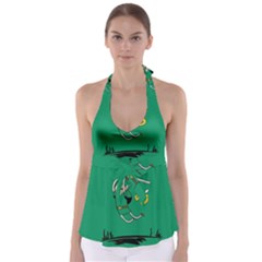 Adventure Time The Legend Of Zelda Tie Back Tankini Top by Sarkoni