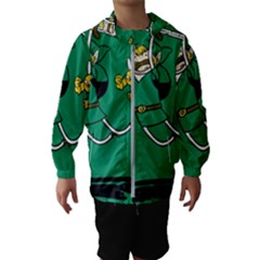 Adventure Time The Legend Of Zelda Kids  Hooded Windbreaker by Sarkoni