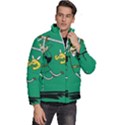 Adventure Time The Legend Of Zelda Men s Puffer Bubble Jacket Coat View3