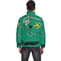 Adventure Time The Legend Of Zelda Men s Puffer Bubble Jacket Coat View4