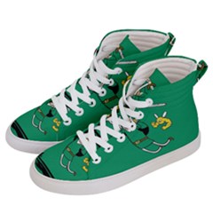 Adventure Time The Legend Of Zelda Men s Hi-top Skate Sneakers by Sarkoni