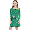 Adventure Time The Legend Of Zelda Kids  Quarter Sleeve Skater Dress View1