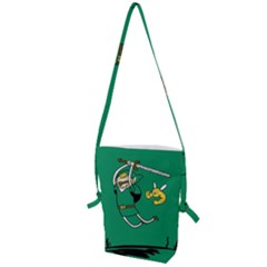 Adventure Time The Legend Of Zelda Folding Shoulder Bag by Sarkoni