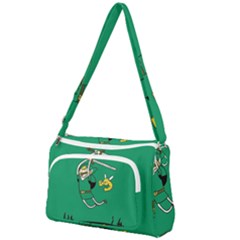 Adventure Time The Legend Of Zelda Front Pocket Crossbody Bag by Sarkoni