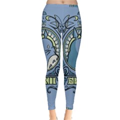 Drawing Illustration Anime Cartoon My Neighbor Totoro Inside Out Leggings by Sarkoni