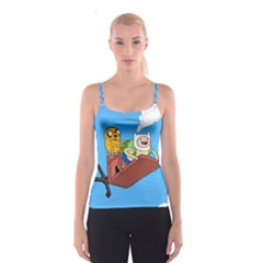 Cartoon Adventure Time Jake And Finn Spaghetti Strap Top by Sarkoni