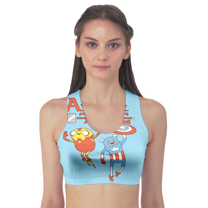 Adventure Time Avengers Age Of Ultron Fitness Sports Bra