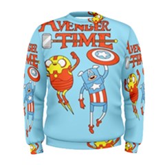 Adventure Time Avengers Age Of Ultron Men s Sweatshirt by Sarkoni