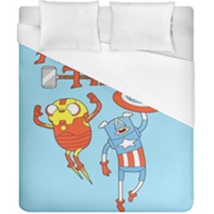 Adventure Time Avengers Age Of Ultron Duvet Cover (california King Size) by Sarkoni