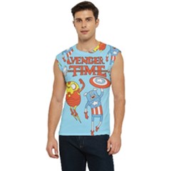 Adventure Time Avengers Age Of Ultron Men s Raglan Cap Sleeve T-shirt by Sarkoni