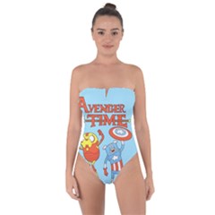 Adventure Time Avengers Age Of Ultron Tie Back One Piece Swimsuit by Sarkoni