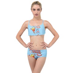 Adventure Time Avengers Age Of Ultron Layered Top Bikini Set by Sarkoni